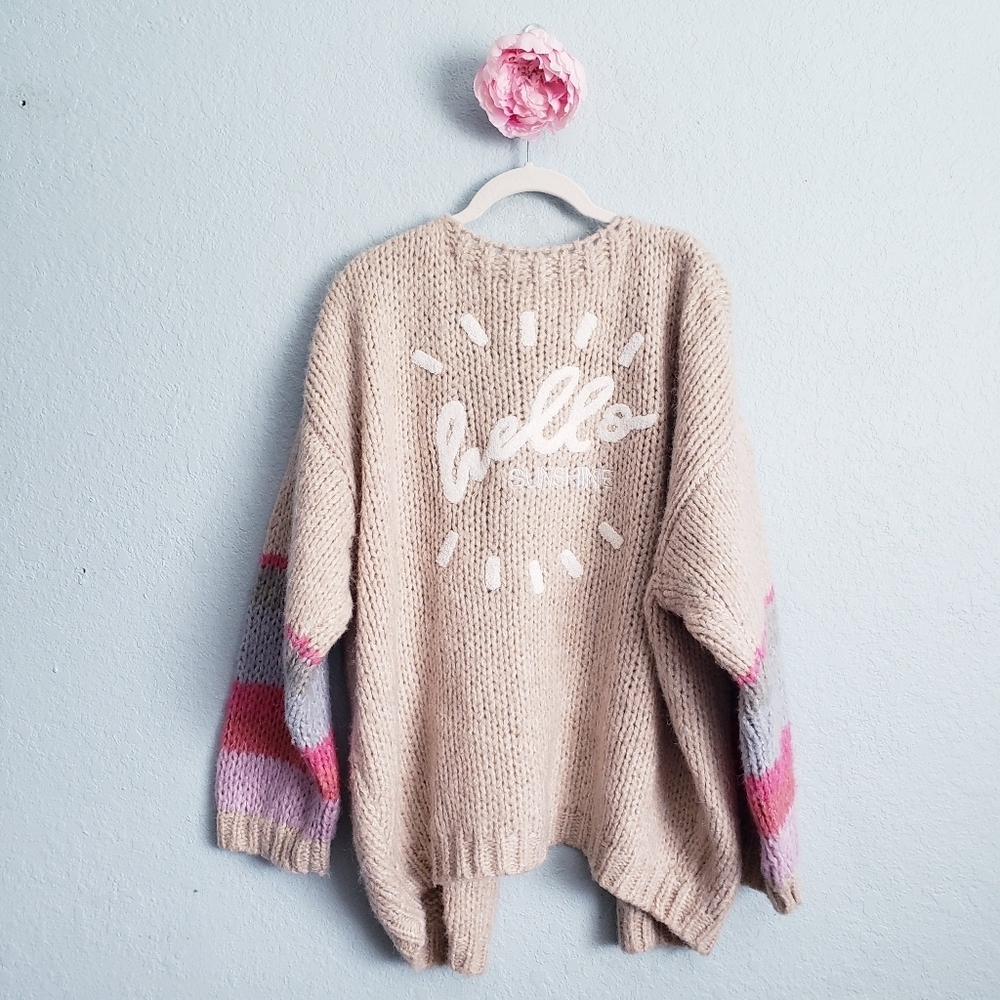 Saltwater Luxe Chunky Knit‎ Hello Sunshine Cardigan